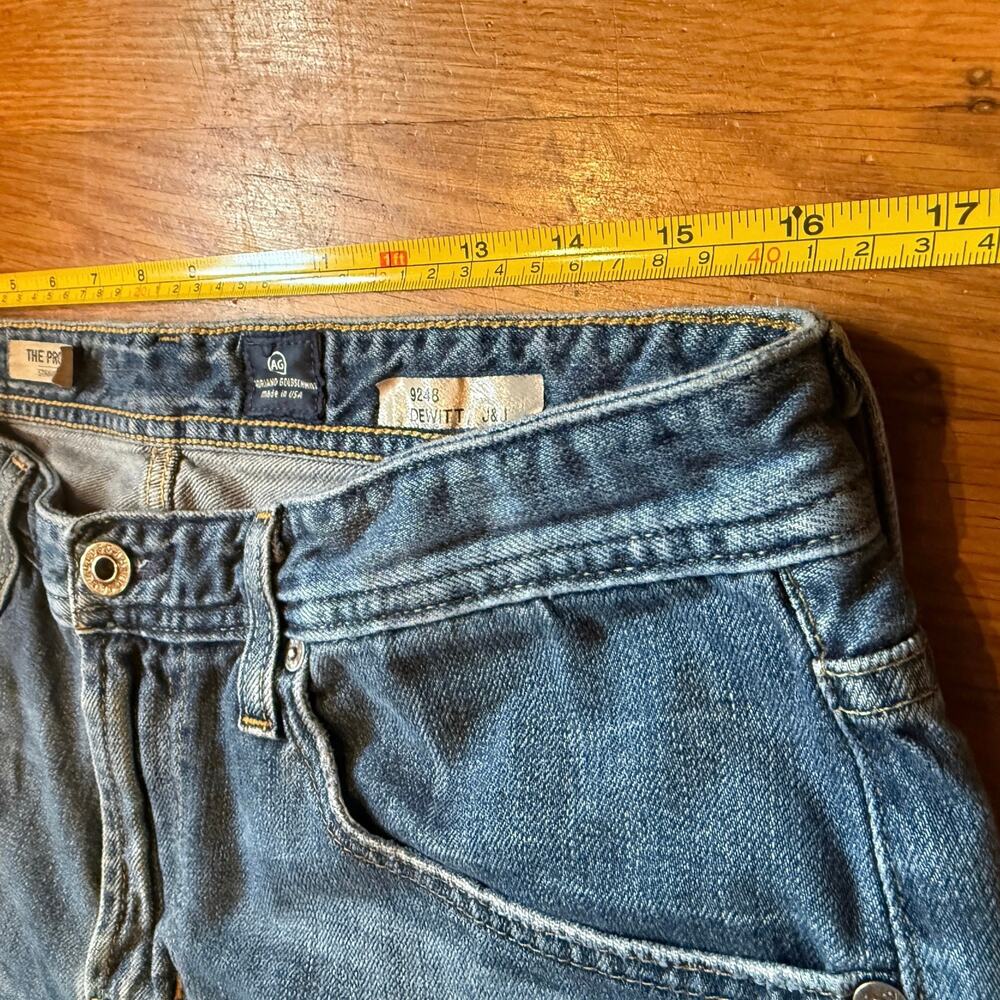 AG Adriano Goldschmied The Protégé Straight Leg Jeans Men’s 34x32 Dark Wash - Picture 6 of 7